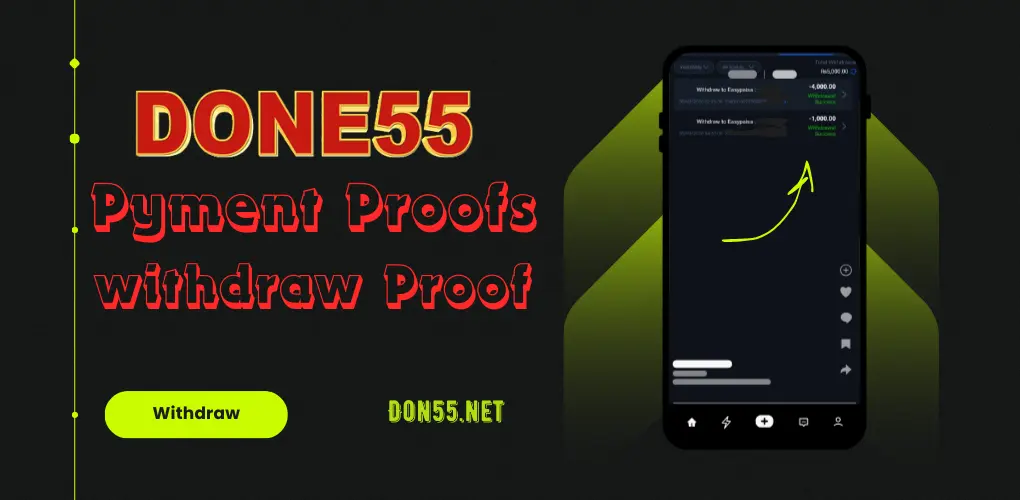 Payment Proof in Done55 Game